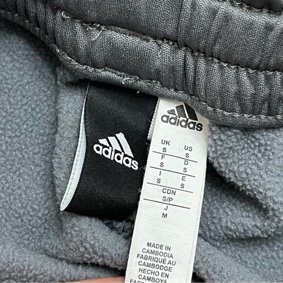 Adidas youth boys sz small loose fit polyester sweatpants Small - Picture 6 of 8